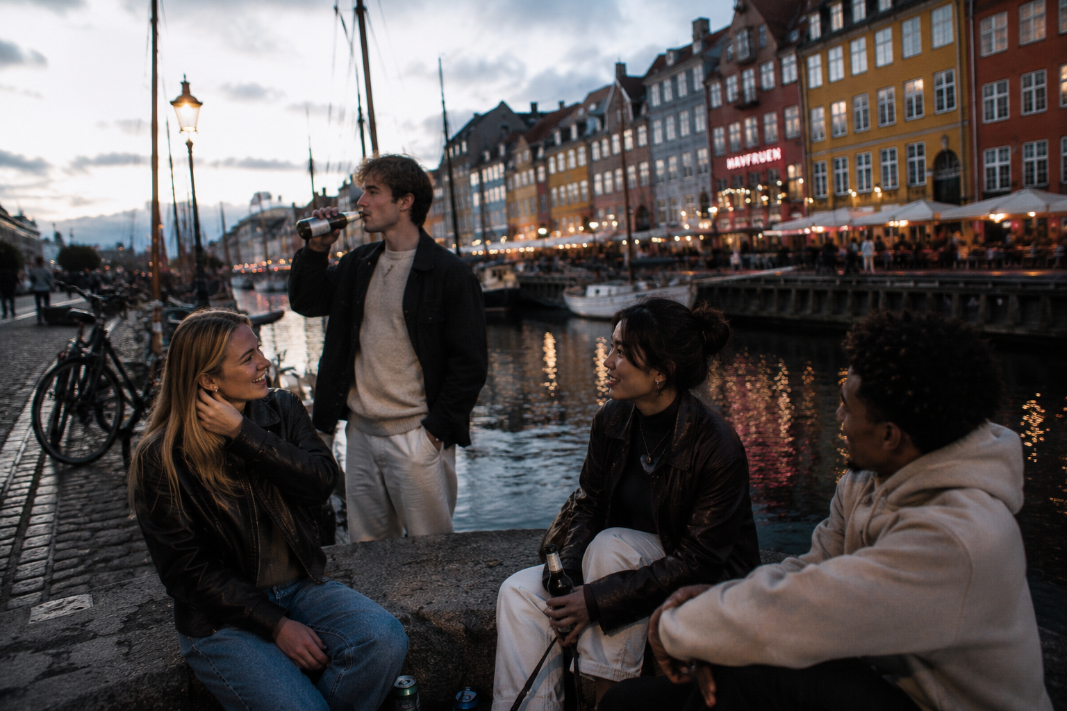 Copenhagen — six friends, four airports, one arrival.